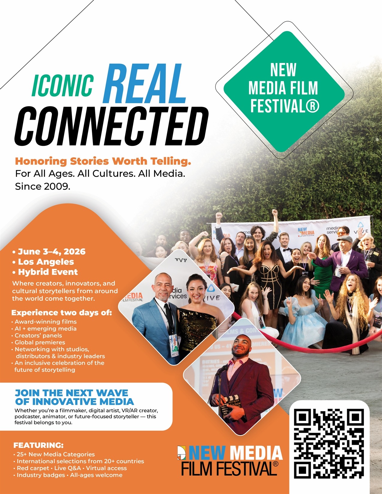 17th new media film festival poster