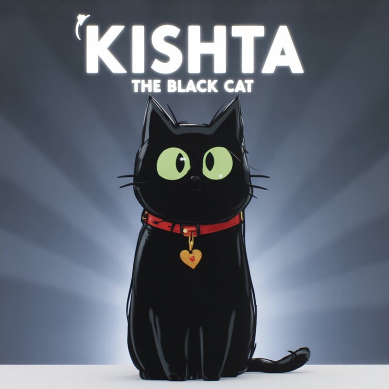Kishta, the black cat