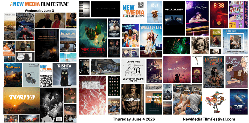 posters both days smaller posters for both days of new media film festival 2026